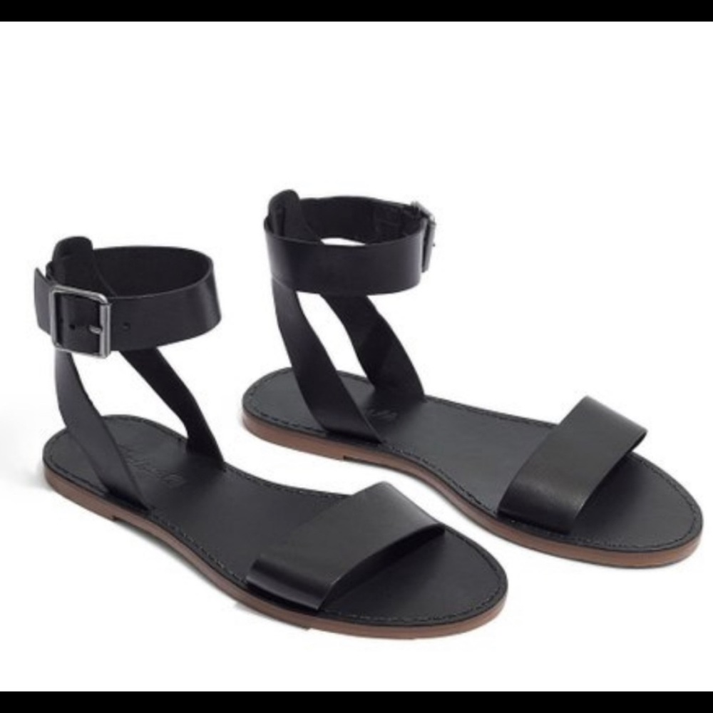 Madewell Ankle Strap Leather Sandals